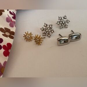 8 Pair Minimalist Earrings Brighton + More